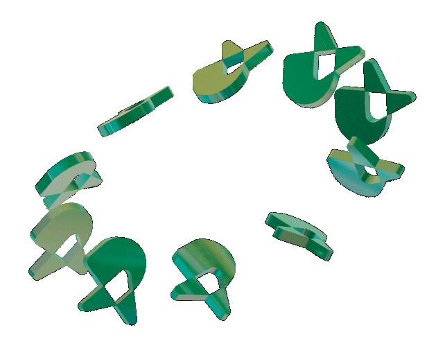 Shiny coins looping animation